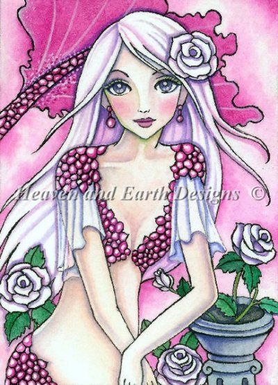 Diamond Painting Canvas - QS Sweet Pink Mermaid